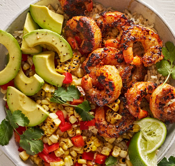 Blackened Shrimp Bowls